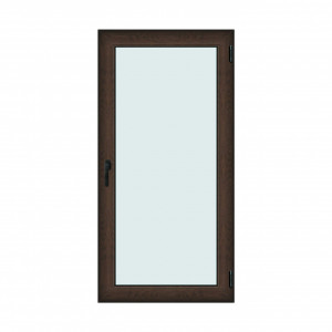 Fereastra 100x200cm, 1 canat, wenge (tabac), dreapta si rabatare, Klass, 7cm, 6 camere, 2 garnituri