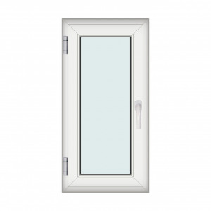 Fereastra 60x120cm, 1 canat, alb, stanga si rabatare, Klass, 7cm, 6 camere, 2 garnituri