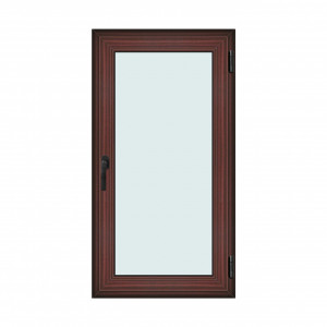 Fereastra 80x150cm, 1 canat, mahon, dreapta si rabatare, Klass, 7cm, 6 camere, 2 garnituri