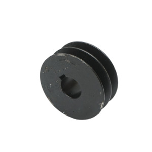 Fulie 2 caneluri 76x32mm pentru ax cu pana 24mm, Cod: DISLZ64 - Img 3