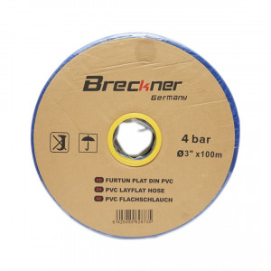 Furtun plat apa pentru irigat din PVC 3 toll lungime 100m, PN4, Cod: BK78324, Brand: BRECKNER GERMANY - Img 2