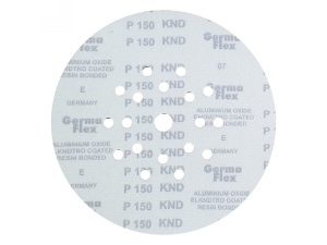 GERMAFLEX Discuri de fixare Velcro 225 mm / P150 18+1 găuri (5 buc) - Img 2