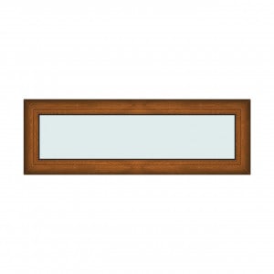 Iluminator 120x40cm, 1 canat, maro, stejar auriu, fix, Klass, 7cm, 6 camere