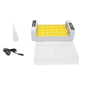 Incubator automat 24 oua 60W, 220V, rotire automata, control temperatura, umiditate, afisaj electronic, tava iluminata LED , Cod: DISPM61, - Img 2