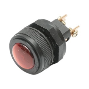 Indicator luminos rosu 12V/10A–24V/5A cu 2 pini universal, AUTOSPEED, DISRM52 - Img 2