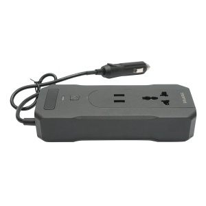 Invertor tensiune 12V-220V 200W, display digital LED, unda sinusoidala modificata, port USB, USB-C, iesire AC pentru laptop, telefon, frigider auto , Cod: BK79821 - Img 7