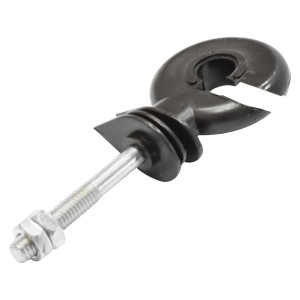 Izolator inelar premium cu filet 5.9mm 90x35mm si piulita gard electric, Cod: BK87674, Brand: BRECKNER GERMANY - Img 3