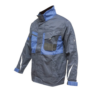 Jacheta de lucru din poliester cu bumbac albastru navy L, Cod: BK77211, Brand: BRECKNER GERMANY - Img 2