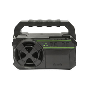 Kit iluminat portabil LED, cu 3 becuri/proiector, panou solar radio FM si baterie 4500 mAhH, pentru pescuit camping, GD-8081FM, Cod: DISLK26, Gdplus - Img 2