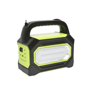 Kit iluminat portabil LED, cu 3 becuri/proiector, radio FM, MP3, panou solar si baterie 6V, 4.5 Ah, pentru pescuit camping, GD-8073, Cod: DISLK23, Gdplus - Img 4