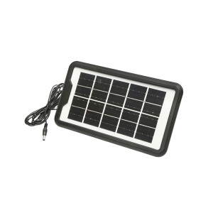Kit iluminat portabil, LED, cu 3 becuri/proiector, radio FM, MP3, panou solar si baterie 3.7V, 4500 mAh, pentru pescuit camping, GD-P30FM, Cod: DISLK25, Gdplus - Img 6