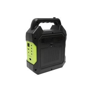 Kit iluminat portabil LED cu 3 becuri/proiector, radio FM panou solar si baterie 6V, 4.5 Ah pentru pescuit camping GD-15, Cod: DISLK27 , Brand: GDPLUS - Img 2