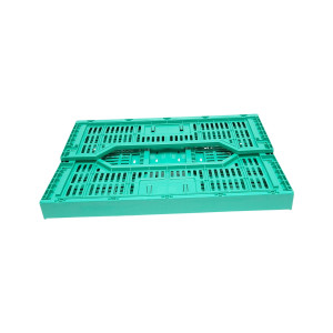 Lada, cutie plastic pliabila 595x395x250mm, verde pentru depozitare Cod: DISLK98, Breckner Germany - Img 2