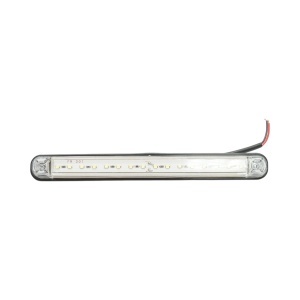 Lampa gabarit laterala LED slim 12-24V alba 16 LED-uri 235x26.5x21mm Breckner Germany, BRECKNER GERMANY, BK69187