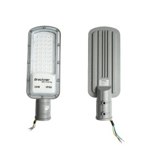 Lampa iluminat stradal LED 30W, 100-265V, 6500K, 3300lm cu prindere pe stalp 285x100x25mm IP66 Breckner Germany, BK00182