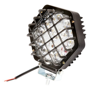 Lampa proiector hexagonal cu lumina alba si grilaj 16 LED-uri 12/24V, 125mm, Cod: BK69101, Brand: BRECKNER GERMANY - Img 2