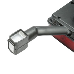 Lampa stop spate dreapta LED remorca 24V, 7 pini ASS2.1+4x2 cu lampi de gabarit, iluminare numar 400x153x88mm, DISTX17 - Img 4