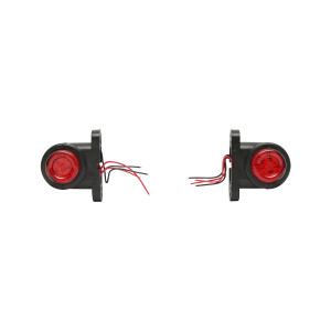 Lampi laterale de gabarit cu LED 12-24V, rosu-alb FR0102, Cod: BK69442, Brand: BRECKNER GERMANY - Img 1