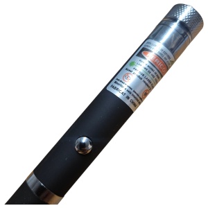 Lanternă cu Laser Pointer Verde LED – 14 cm, Negru - Img 3