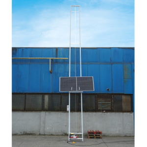 Lift electric cu carucior mobil si telecomanda pentru ridicare panouri solare fotovoltaice maxim 19m, Cod: DISGK07, Brand: BRECKNER GERMANY
