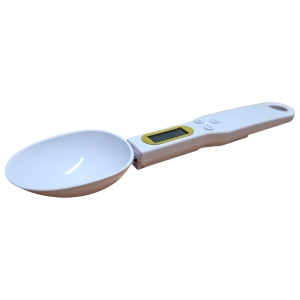 Lingură cu Cântar – Display LCD, Funcție TARE, 1g–500g, Ideală pentru Bucătărie - alba - Img 2
