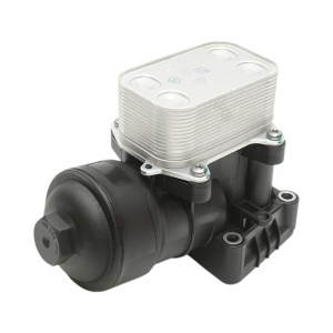 Locas filtru ulei cu racitor VW, Audi Skoda, Seat cod OEM 03L115389C, 03L117021C, 3135519, 24003158, BK76191, BRECKNER GERMANY