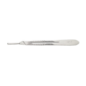 Maner bisturiu din inox nr 3 pentru lame nr 18-24, Cod: BK77857, Brand: BRECKNER GERMANY