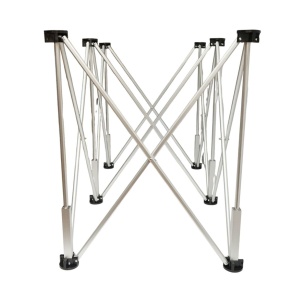 Masa de lucru pliabila tip acordeon cu 6 picioare, cadru din aluminiu 116x61x72cm, BK80428 - Img 3