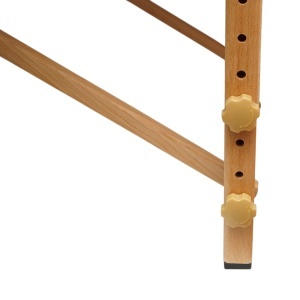 Masa de masaj pliabila portabila 3 zone, cadru lemn, spuma 5cm, inaltime 55-76cm, piele ecologica crem 60x213cm THOR, THOR, 40TH435 - Img 10