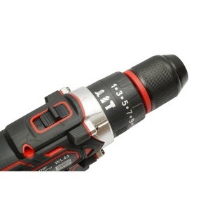 Masina de gaurit si insurubat cu percutie, 2 acumulatori 12V, 1.5Ah Li-ion, LED, 25Nm, mandrina 10mm, 0-400/1500rpm Breckner Germany, DISWL44 - Img 11