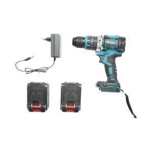 Masina de gaurit si insurubat cu percutie, 2 acumulatori 21V, 4Ah Li-ion, LED, brushless, 65Nm, mandrina 13mm, 0-400/1400rpm Breckner Germany, BRECKNER GERMANY, DISUT01 - Img 4