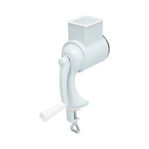 Masina de macinat nuci manuala, tambur inox, corp metalic alb Berner BG-5, BK88811 - Img 4