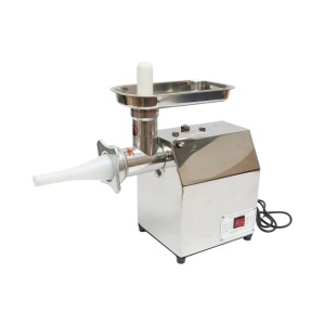 Masina de tocat carne electrica inox + aluminiu 1200W, 220V, capacitate 100 kg/h, adaptor carnati, 1 sita si 1 cutit incluse 340x185x365mm, DISVG61