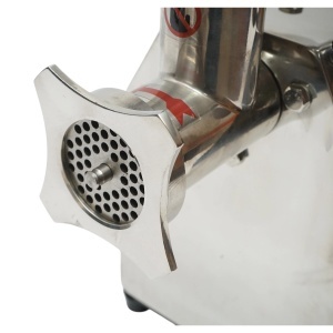 Masina de tocat carne electrica inox + otel 1200W, 220V, capacitate 100 kg/h, adaptor carnati, 1 sita si 1 cutit incluse 340x185x365mm, DISVG62 - Img 9