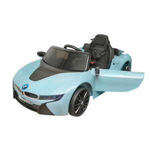 Masinuta electrica cu telecomanda, pentru copii, BMW i8 coupe, 6V/7Ah, JE1001, cu scaun piele, Cod: DISLF27, Lean Cars - Img 8