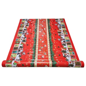 Musama de Crăciun 140 cm lățime - 1 METRU LINIAR – vânzare la metru, modele festive - Img 3