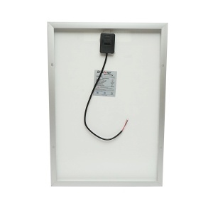 Panou solar 40W fotovoltaic monocristalin cu cablu de conectare 90cm si tensiune maxima 18V 570x400x25mm Breckner Germany, 87TH419 - Img 2