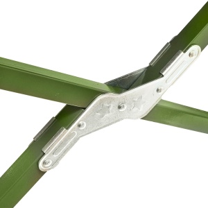 Pat pliabil de campanie, camping verde olive 190x66x42 cm, Cod: DISDM58,Brand: BRECKNER GERMANY - Img 3