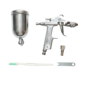 Pistol de vopsit cu aer comprimat 200ml, duza 0.5mm, debit 60ml/min, presiune max. 2.5 bar K-3, Cod: BK7612 - Img 2