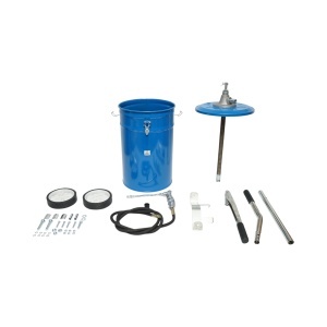 Pompa de gresare manuala 25kg cu roti si furtun 1.5m Breckner Germany, DISUZ68 - Img 3