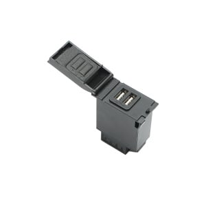 Priza, incarcator cu 2 x porturi USB, 5V, 3.1A universal, Cod: DISKX38 - Img 1