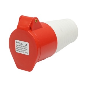 Priza industriala trifazica mobila 16A, 415V, IP44, 6H , Cod: DISMR07, Breckner Germania - Img 1