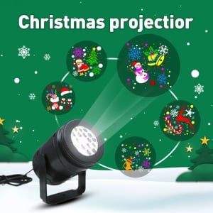 Proiector de Crăciun pentru Exterior – 16 Modele Lumini Festive - Img 2