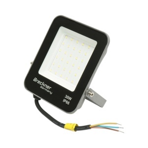 Proiector LED 30W, 220V, 6500K, 2700lm tip Flood 135x115x28mm IP66 Breckner Germany, BK00675