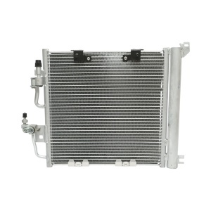 Radiator clima AC Opel Astra H, Zafira 370x370x16mm cod OEM 13129195, 1850099, 93178961, 1924005329, BK76177, BRECKNER GERMANY