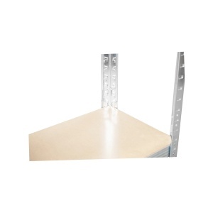 Raft metalic cu 5 polite MDF, 180x100x30cm, 250kg/polita, montaj fara suruburi, galvanizat, BRECKNER GERMANY, BK92952 - Img 5