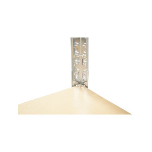 Raft metalic cu 5 polite MDF, 180x120x40cm, 250kg/polita, montaj fara suruburi, galvanizat, Cod: BK92957, Echivalență: DISEG52, Breckner Germany - Img 4
