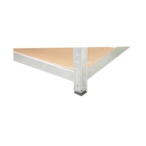 Raft metalic cu 5 polite MDF, 180x120x50cm, 300kg/polita, montaj fara suruburi, galvanizat, Cod: BK92959, Brand: BRECKNER GERMANY - Img 7