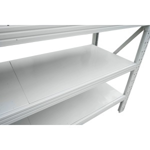 Raft metalic depozitare 5 nivele 200x60x250cm, 300 kg/polita, gri Breckner Germany, Breckner Germany, DISAY24 - Img 9
