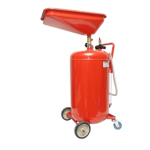 Recuperator de ulei 80L cu palnie si sistem de golire pneumatic , Cod: BK87043, - Img 2
